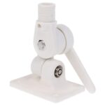 Suporte Antena VHF Articulado Nylon Branco - Imagem 4