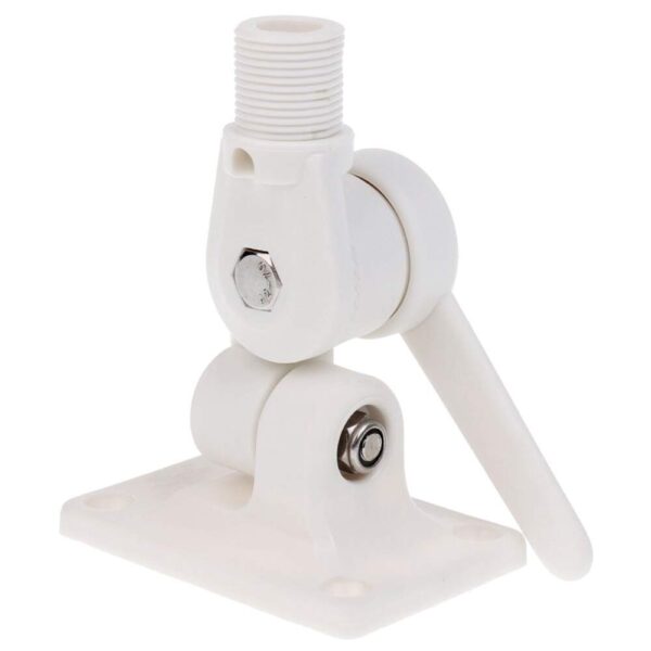 Suporte Antena VHF Articulado Nylon Branco - Imagem 4