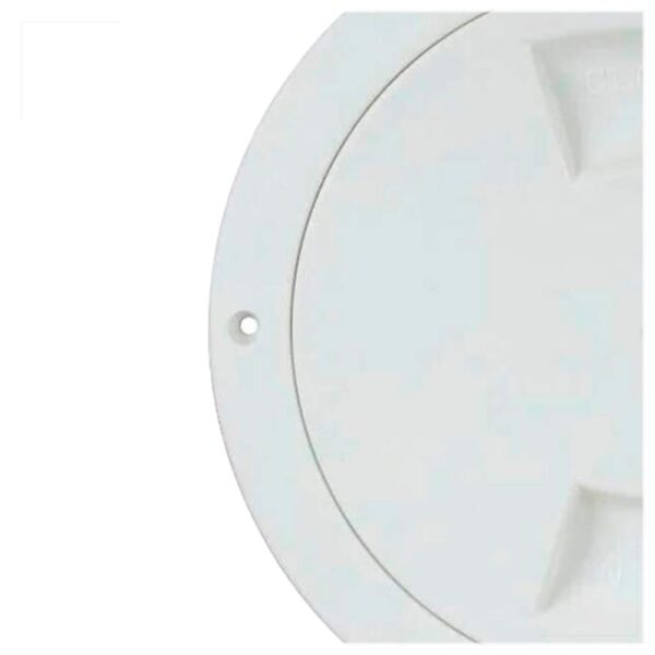 Tampa de Inspeção Redonda 04 Polegadas Branca - Imagem 2