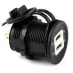 Tomada Usb Plástico Fêmea 12V - Imagem 4