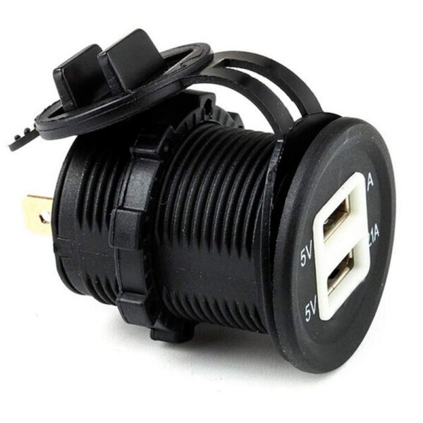 Tomada Usb Plástico Fêmea 12V - Imagem 4