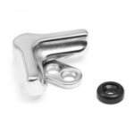 Trava Porta Em V Aço Inox - Imagem 2