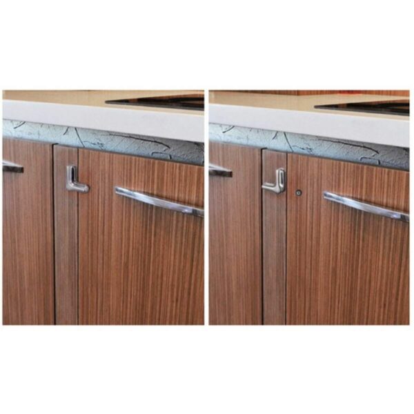 Trava Porta Em V Aço Inox - Imagem 5