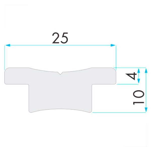 Trilho Nautos 91704 25T 750mm Controle Genoa - Imagem 3
