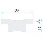 Trilho Nautos 91706 25T 1500mm Controle Genoa - Imagem 3