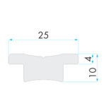 Trilho Nautos 91709 25T 3000mm Controle Genoa - Imagem 3