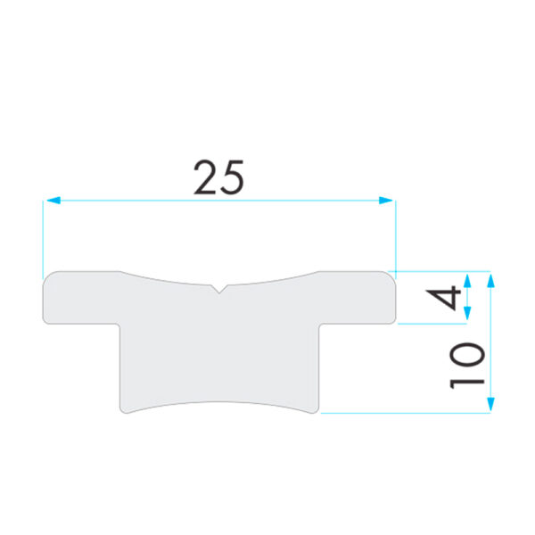Trilho Nautos 91709 25T 3000mm Controle Genoa - Imagem 3