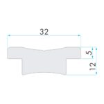 Trilho Nautos 91711 32T 1000mm Controle Genoa - Imagem 3