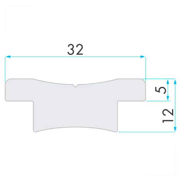Trilho Nautos 91712 32T 1500mm Controle Genoa - Imagem 3