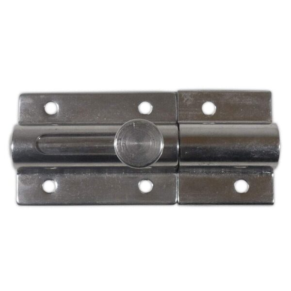 Trinco Náutico Para Porta De Inox 80X35X4mm - Imagem 4