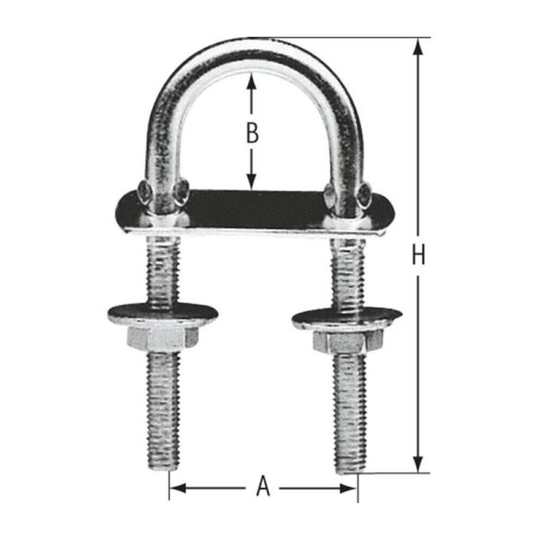 Ubolt 10 x 100mm Inox - Imagem 3