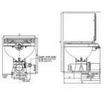 Vaso Sanitário Náutico Elétrico Matromarine 12V - Imagem 4