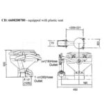 Vaso Sanitário Náutico Manual Matromarine - Imagem 4