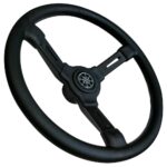 Volante Timão Esportivo 330mm Encaixe Universal Preto - Imagem 4