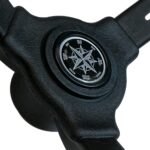 Volante Timão Esportivo 330mm Encaixe Universal Preto - Imagem 5