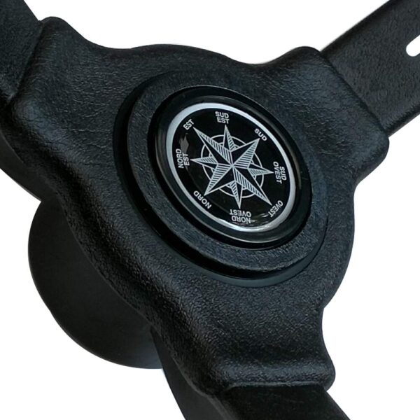 Volante Timão Esportivo 330mm Encaixe Universal Preto - Imagem 5