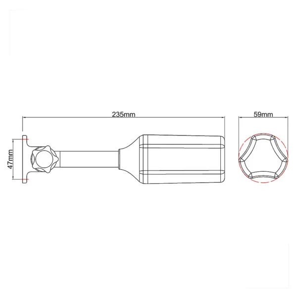 Luz de Mastro Motoração 225 Graus Articulada Branca Arieltek - Imagem 2