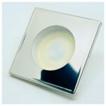 Luminária Náutica Cabine Quadrada Branco Quente 12V Arieltek - Imagem 2