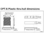 Transducer Raymarine CPT-S Thru Hull 20 Graus Element-S Axiom DV - Imagem 4