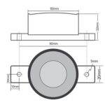 Luz De Cruzeta LED 800 Optolamp 12-24v - Imagem 2