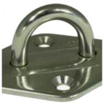 Alça com Base Diamante 8mm em Inox - Imagem 2