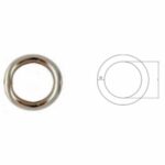 Anel em Aço Inox 8x40mm com Carga Ruptura 1263Kg - Imagem 2