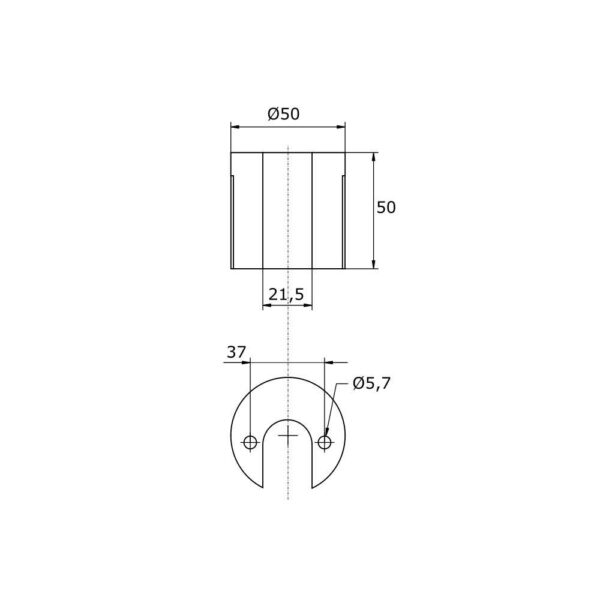 Anodo Lift-Ram Rabeta Bravo Mercruiser Alumínio - Imagem 4