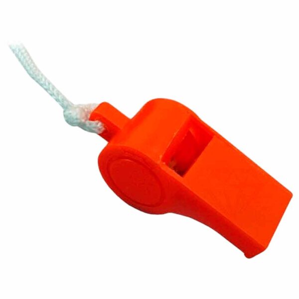 Apito de Salvatagem em PVC Laranja - Imagem 2