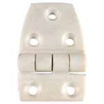 Dobradiça com 5 Furos 57x35 Plástico Branco