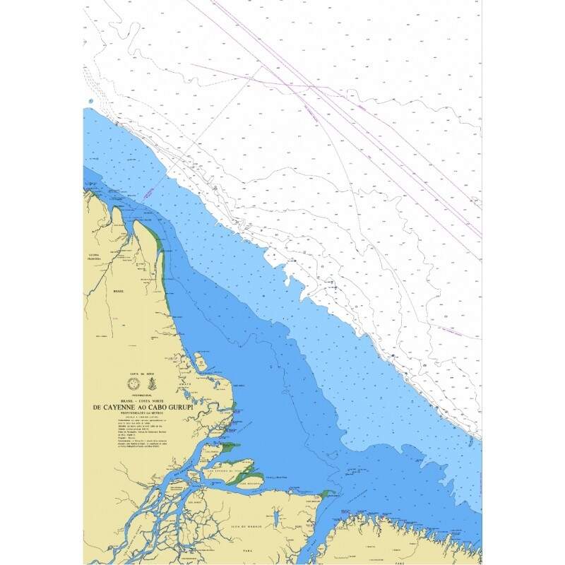 426f6a3f84447d9732f0a17fda0a7fc5.jpg Carta Náutica 21010 (4071) De Cayenne Ao Cabo Gurupi - Imagem 1