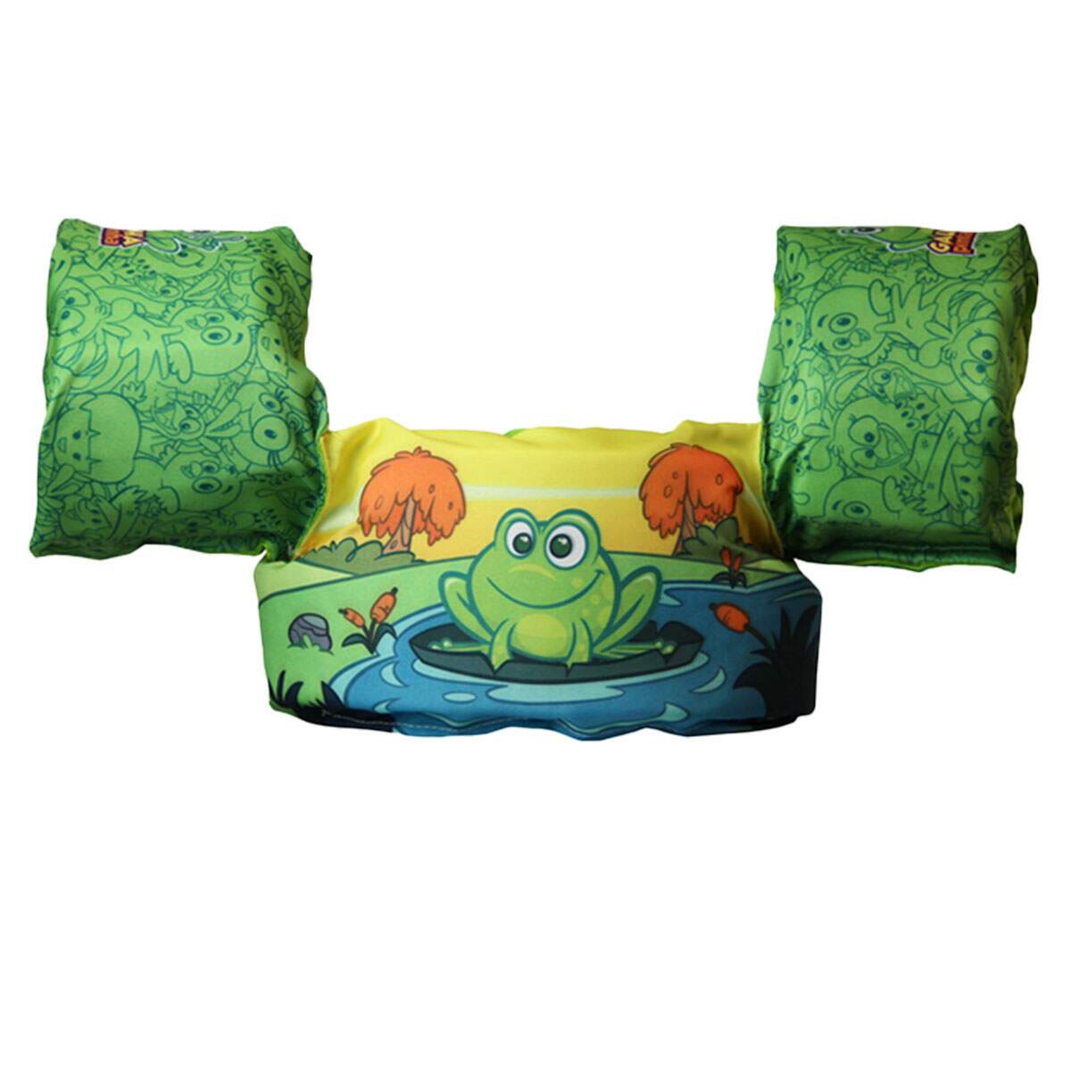 48cefa227b9dd25507d7ddf7f34583b8.jpg Colete Salva Vidas Ativa Kids Classe V Sapo Cururu - Imagem 1