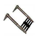 Escada Náutica Telescópica 3 Degraus Inox