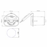 Carregador Náutico Arieltek USB Fast Charge Preto - Imagem 3