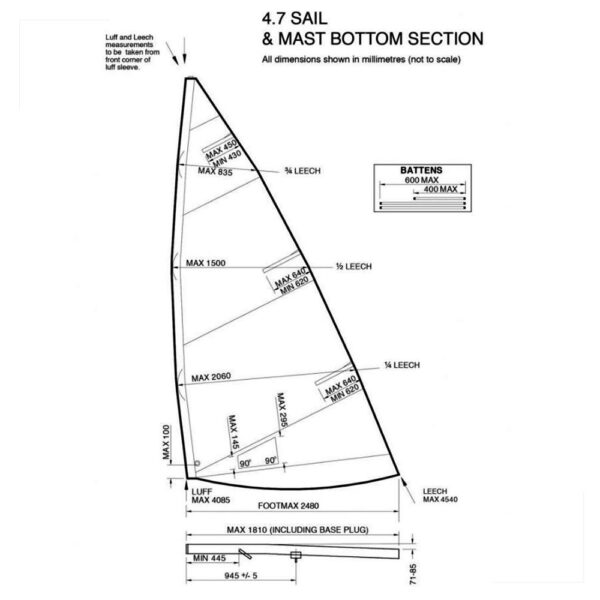 Vela Laser 4.7 Oficial - Imagem 2