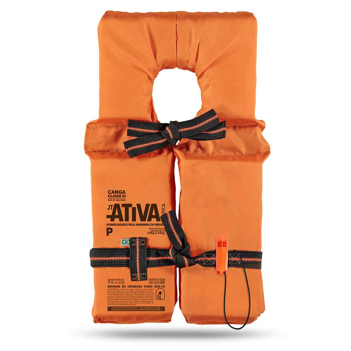 beac6d69659bf7baa515db0d98c82fce-1.jpg Colete Salva Vidas Ativa Canga Classe III P - Imagem 1