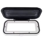 Capa Para Rádio Cd Branca Com Tampa Fumê - Imagem 2