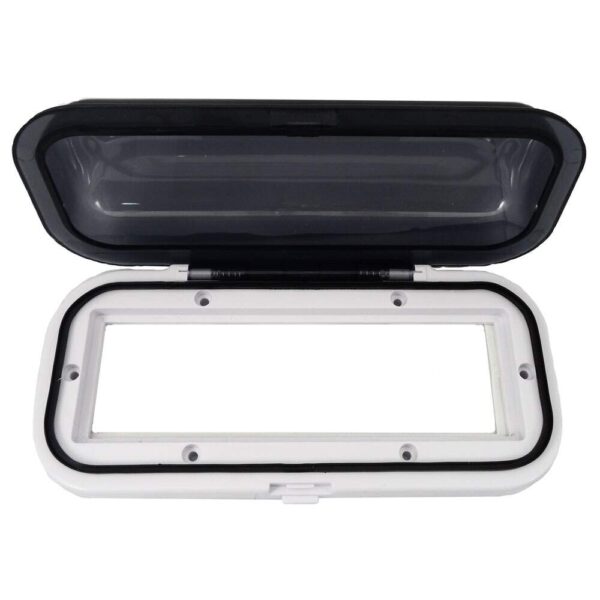 Capa Para Rádio Cd Branca Com Tampa Fumê - Imagem 2