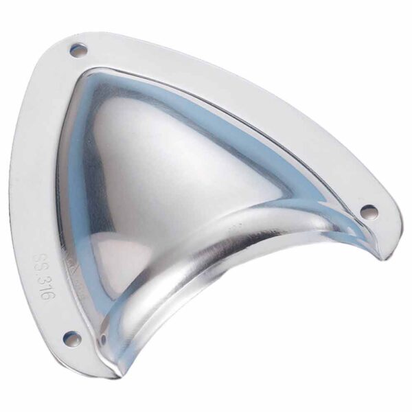 Capa Para Saída Água 60x57mm em Aço Inox - Imagem 2