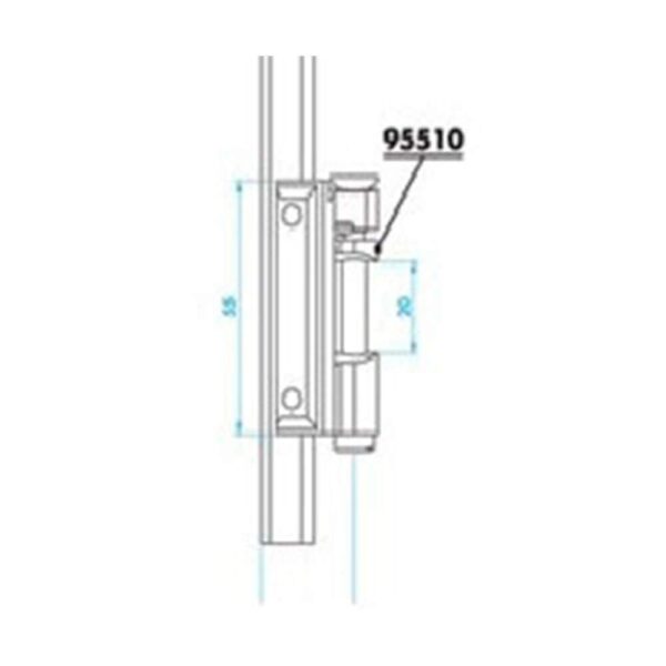 Carro Batten Car Nautos 95510 Deslizante Surface Pequeno - Imagem 3