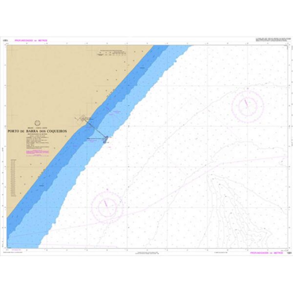 Carta Náutica 1001 Marinha Porto de Barra dos Coqueiros - Imagem 2