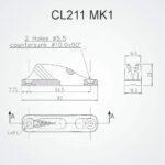 Clamcleat Cl211 Mk1 AN Racing Jr Preto - Imagem 3