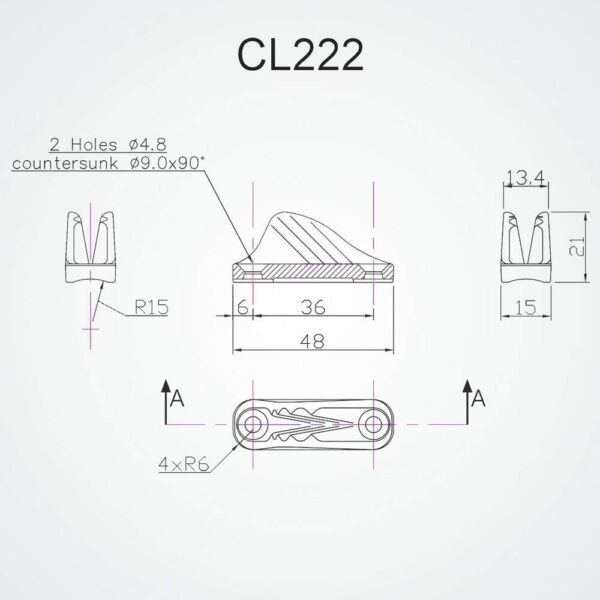 Clamcleat Cl222 - Imagem 4