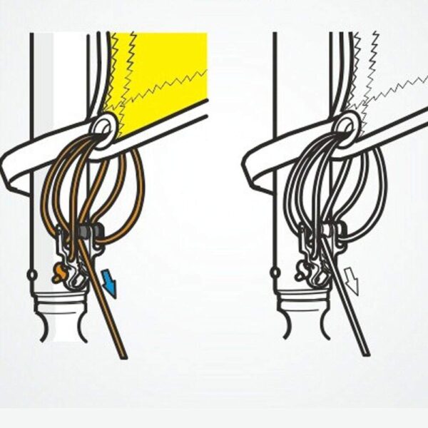 Clamcleat Cl247 Em Alumínio - Imagem 4