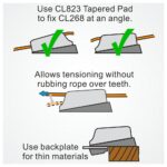 Clamcleat Cl268 Em Alumínio - Imagem 3