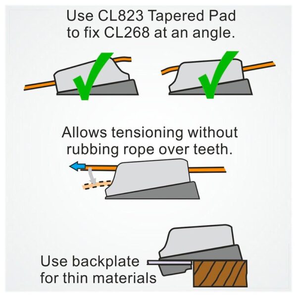 Clamcleat Cl268 Em Alumínio - Imagem 3