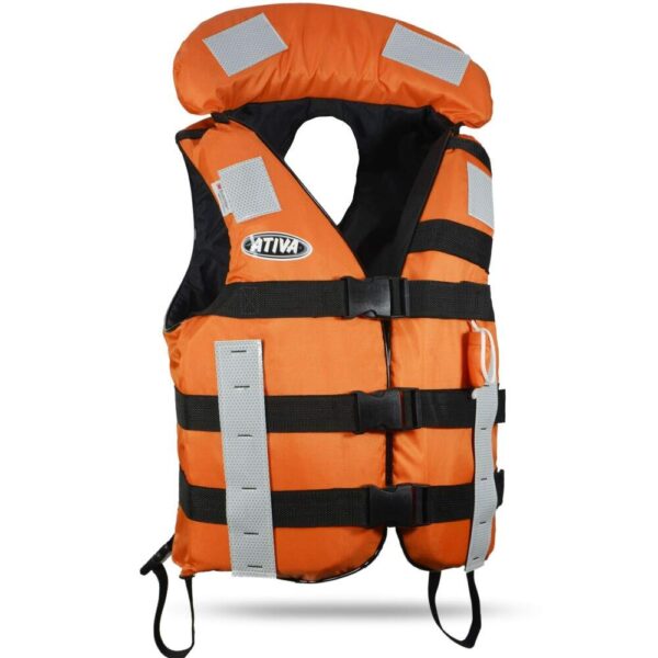 Colete Salva Vidas Ativa Jaleco Classe IV Vertical Refletivo - Imagem 5