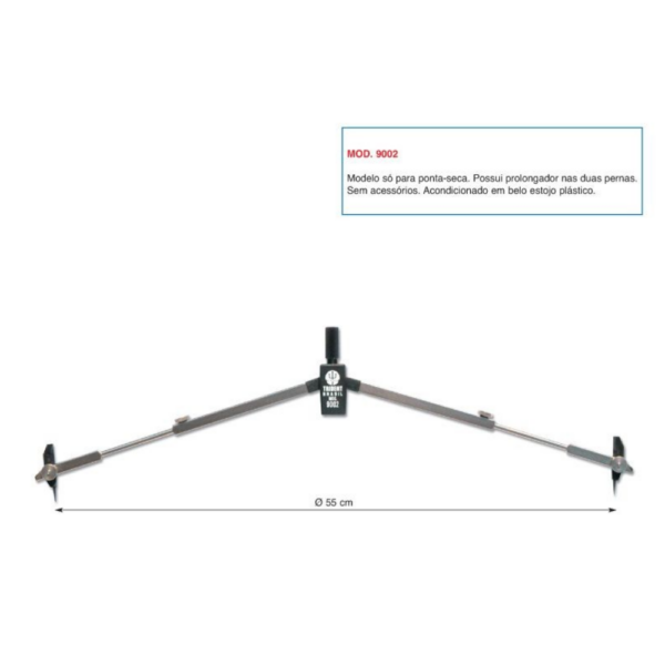 Compasso Para Marcação De Cartas Náuticas 9002 - Imagem 4