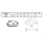 Cri Cri Médio de 33 mm em Inox - Imagem 2