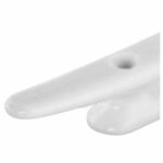 Cunho De Nylon Plástico Branco 110mm - Imagem 2