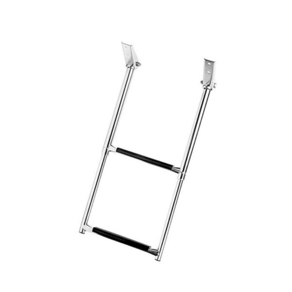 Escada Náutica Telescópica 2 Degraus Inox - Imagem 5